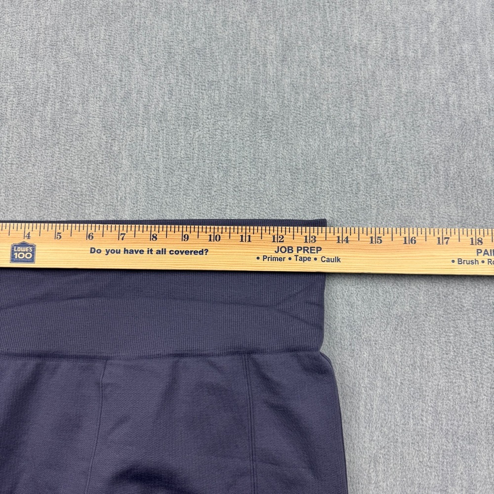 Lululemon Leggings Womens 6 Blue In The Flow Crop 18" Ruched Yoga Gym Pants - Picture 6 of 13